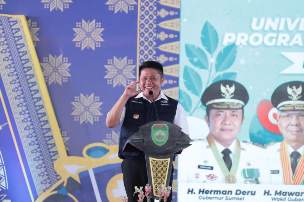 Program BERKAT Resmi Dilaunching Herman Deru, Warga Sumsel Berobat Cukup Gunakan KTP